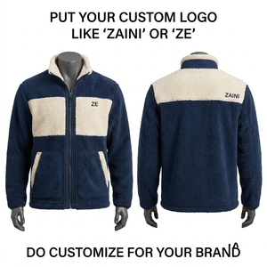 Men Crop Top Polar Fleece <b>Jacket</b> 240g Premium Polyester Fleece <b>Pink</b> Custom Embroidery Chenille Patch Embossed OEM ODM <b>Waterproof</b> - Product Image 1