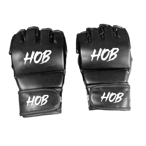 Gants d'entraînement MMA noirs pour hommes avec logo personnalisé de qualité, en cuir extensible confortable et imperméable, pour les arts martiaux et la boxe - Product Image 5