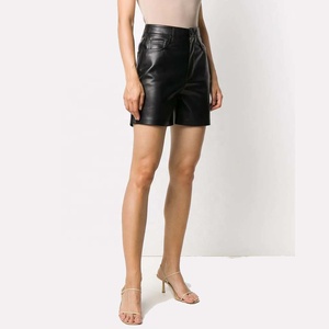 Prix de gros usine PIHA SPORTS Shorty femme en cuir véritable effet mouillé, taille mi-haute, séchage rapide, imperméable - Product Image 3