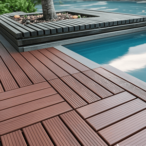 Set di 44 Piastrelle Incastrabili in Plastica 30x30 cm, Impermeabili per Patio, Adatte per Uso Interno ed Esterno - Product Image 3