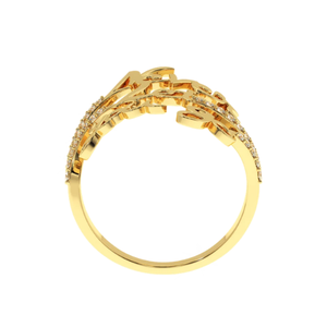 AJRETAIL Anillos personalizados únicos con diamantes de 0,22 quilates, color HI, claridad VS-SI - Product Image 5