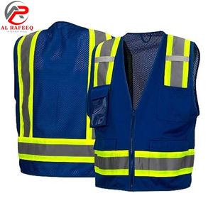 Chaleco de Seguridad Reflectante de Alta Visibilidad, Chaleco de Trabajo Industrial de Alta Visibilidad, Fabricante OEM Personalizado - Product Image 1