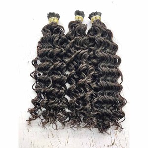 เครื่องต่อผม100% ลอนผมบริสุทธิ์จากเรมี่ธรรมชาติผมชาวอินเดียเรียงกันเป็นลอนเรียบเนียนนุ่มหยักศกสองชั้น - Product Image 5