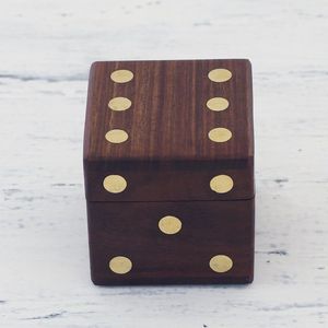 Natural Wooden Polyhedral Dice Artisan Crafted Eco-Friendly Durable <b>Set</b> for Tabletop Board Games Tradebyd - Product Image 6