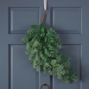 Ghirlanda Decorativa a Goccia con Foglie da 82,5 cm, Elegante Decorazione per la Casa - Product Image 2