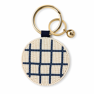 Boho Style Embraided Seed Beaded Keychain Lightweight Keyring Stylish Handmade charm For <b>Keys</b> Bag Gift Ethnic Beaded Accessories - Product Image 1