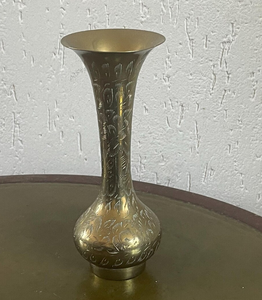 <b>Brass</b> Golden Plated Hand Carved Contemporary Design Large Flower Vase Home Decorative Trendy Luxury Anniversary Tabletop <b>Pot</b> - Product Image 3