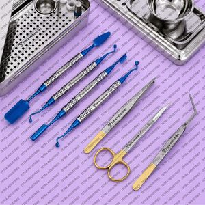Juego de Instrumentos Quirúrgicos Dentales de Acero Inoxidable Reutilizables Manuales para Fibrina Rica en Plaquetas (PRF), Injerto Óseo, Membrana GRF, CE ISO - Product Image 2
