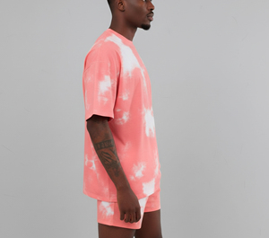 Nouvelle conception, impression DTG, ensemble deux pièces surdimensionné et court en coton, streetwear, t-shirt et short, ensembles pour hommes - Product Image 3