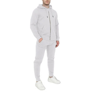 Conjunto Deportivo con Capucha para Hombre 2026, Traje Deportivo con Cremallera, Chándal de Color Sólido, Sudadera con Capucha y Cremallera - Product Image 3