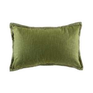 100% Woven Cotton Slub Cushion <b>Covers</b> with Stitched Edges Decorative Throw Pillow <b>Covers</b> Handmade Woven Cotton Slub Pillow <b>Cover</b> - Product Image 4