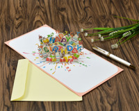 Proveedor de Tarjetas de Felicitación 3D Pop-up de Vietnam HMG, el Regalo Perfecto para Cumpleaños de Clientes