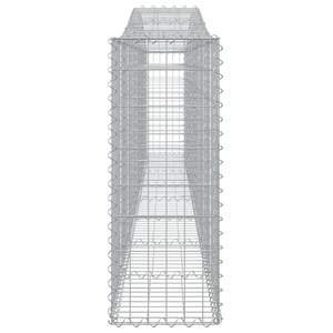 ชุดตะกร้ากาเบียนขนาดใหญ่ 2 ใบ ทนทาน ทำจากเหล็กชุบสังกะสีสีเงิน ใช้เป็นแผงกั้นเสียง - Product Image 5