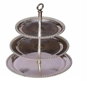 Classic Style Top Trending Cake Stand With Enamel Finished Metal Cake Stand Handcrafted Wedding Decorating Cake Holder - Product Image 5