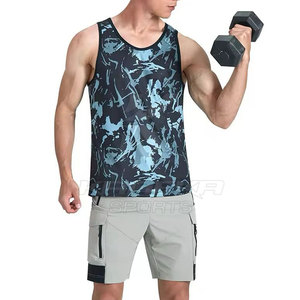 Vêtements de sport KANEKA SPORTS, vêtements de fitness respirants, tricotés, décontractés, séchage rapide, de haute qualité, débardeur pour homme en coton et polyester, modèle KSI-MTT-02 - Product Image 2