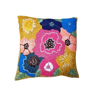 Cojín de cuentas de alta calidad, funda de cojín hecha a mano con cuentas para dormitorio, sala de estar, sofá y salón, que ofrece comodidad. - Product Image 2