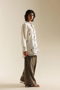 Embroidered Cotton Kurta For Women Traditional Indian Pakistani Casual Wear Loose Fit All Seasons - Product Image 6