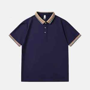 Polo en coton biologique pour homme, broderie personnalisée, boutons sur le côté, manches courtes, respirant, pour le golf, le tennis, les sports, tee-shirt décontracté - Product Image 4