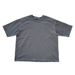 เสื้อยืดคอตตอนดีไซน์ใหม่ปี 2026 แขนสั้นทรงโอเวอร์ไซส์ แบบครอป หนานุ่ม สำหรับผู้ชาย สไตล์ลำลอง สตรีทแวร์ - Product Image 1