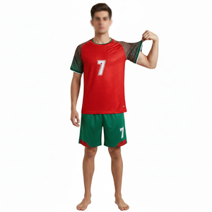 ชุดยูนิฟอร์มฟุตบอลแบบกำหนดเอง ระบายอากาศได้ดี แห้งเร็ว ชุดแข่งฟุตบอล OEM ขายส่ง - Product Image 5