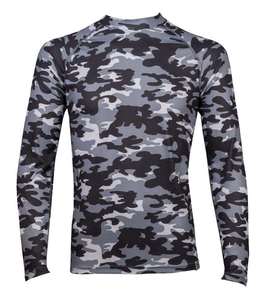 เสื้อเบสเลเยอร์สำหรับล่าสัตว์แบบมีฉนวนกันความร้อนลายพรางต้นไม้จริงสำหรับผู้ชาย ผลิตจากผ้าสแปนเด็กซ์/โพลีเอสเตอร์ สำหรับกิจกรรมกลางแจ้ง แขนยาว ป้องกันการระคายเคือง - Product Image 2