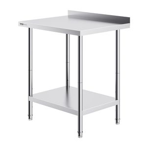 Tavolo da Lavoro in Acciaio Inox per Cucina Commerciale 24 X 30 X 36 Pollici, Robusto, per Preparazione Alimenti, Fabbricazione in Acciaio per Cucine Commerciali - Product Image 1