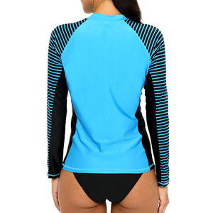 Maillots de compression à manches longues pour femmes, imprimés numériquement sur mesure, respirants, anti-UV, séchage rapide, pour la gym et le fitness – En promotion - Product Image 3