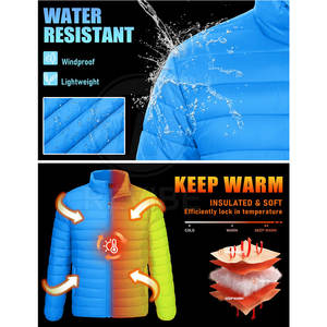 Chaqueta Acolchada de Alta Calidad, Nuevo Estilo, Chaqueta de Invierno Moderna con Logotipo Frontal, Transpirable y Ecológica para Hombre, en Venta Online - Product Image 2