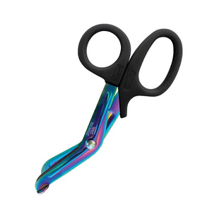 Ciseaux professionnels pour retirer les pansements médicaux, ciseaux chirurgicaux en acier inoxydable, ciseaux à pointe arrondie, ciseaux de premiers secours pour traumatismes - Product Image 2
