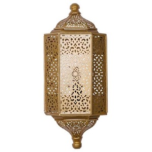 Modern Metal <b>Wall</b> <b>Sconce</b> With Intricate Pattern Design For Indoor Living Room Decor - Product Image 3