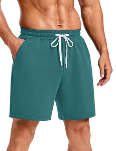 Pantalones cortos deportivos ligeros para hombre, con cintura ajustable con cordón, material transpirable y secado rápido, ideales para entrenamiento. - Product Image 3