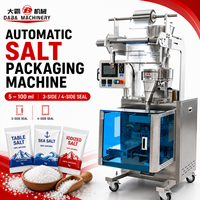 Machine d'emballage automatique de sel iodé, machine d'emballage de sachets à 3 ou 4 côtés scellés