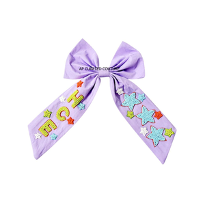 Pinzas y Lazos para el Cabello con Cuentas, Modernos y Personalizados, con Adornos de Letras y Estrellas, Última Moda en Accesorios para el Cabello para Mujer - Product Image 1