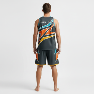 Uniforme de basket-ball pour hommes de haute qualité, design unique personnalisé, séchage rapide et respirant, vêtements de sport en gros - Product Image 2