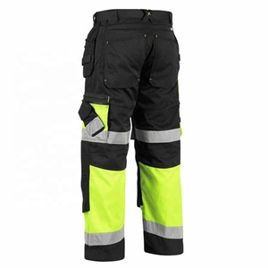 Pantalon de travail de sécurité pour hommes, haute qualité, infroissable, anti-rétrécissement, antibactérien, léger, en polyester, service OEM, vente chaude - Product Image 2