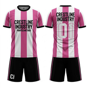 Men Youth Soccer Team Uniform Custom Football Kit Sublimation Printed Jersey Set Custom Logo Football Uniform Set - Product Image 3