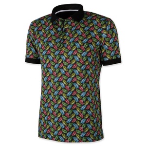 Polo de sublimación de secado rápido para hombre, cuello estructurado, transpirable, poliéster, Spandex, ropa de Golf - Product Image 2
