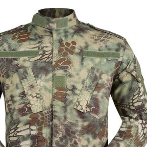 Tactical Uniform <b>Waterproof</b> Breathable Flame-Retardant Camouflage Rain Suit Top <b>Set</b> Durable Outdoor Hunting Gear for All-Weather - Product Image 4