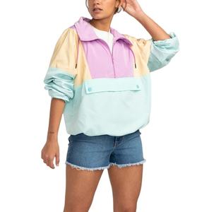 Chaqueta cortavientos para exteriores para mujer, ligera, impermeable, con logotipo personalizado, nuevo estilo a la moda, al por mayor - Product Image 3