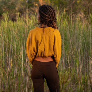 Mini Cotton Bolero Jacket Bohemian Hippie Chic Button Up Cropped Summer Cardigan Womens Casual Festival Beach Cover Up - Product Image 3