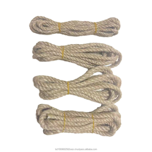 Cuerda de Yute Trenzada de 3/4 de 6-40 mm, 100% Natural, Ecológica, Duradera, Biodegradable, de Alta Calidad, Diámetro Personalizado - Product Image 1