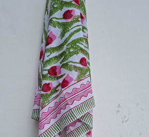 Wholesale Hand Block Print Cotton <b>Sarong</b> Beach <b>Wrap</b> for Women Lightweight Boho Pareo Scarf Shawl Handmade Indian Summer Cover - Product Image 4