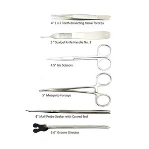 Kit de suture médicale, kit d'entraînement à la suture, instruments chirurgicaux en acier inoxydable pour étudiants, certifié CCC par Grip Surgical - Product Image 2