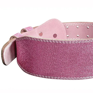 Thick durable leather belt gym waist support weightlifting bodybuilding fitness heavy lifting premium gear - Product Image 5