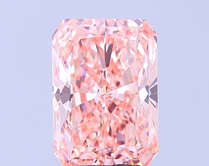 เพชรธรรมชาติสีชมพูแฟนซีทรงเรเดียนท์คัท เพชรเม็ดเดี่ยว - Product Image 1
