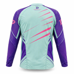 Camiseta de Paintball Personalizada, Ropa Deportiva OEM para Equipos, con Malla Ventilada y Gráficos Audaces en las Mangas - Product Image 3