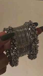 Professional Manufactures Decorative Glass Kashmiri <b>Bangles</b> for Ladies Factory Made Women Velvet Glass <b>Bangles</b> Set Available - Product Image 5