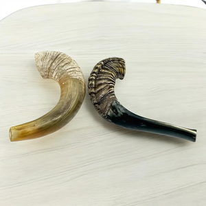 Standard Quality Ram <b>Drinking</b> <b>Horn</b> Decorative <b>Horn</b> Pair for Worldwide Export From India Sheep <b>Horn</b> Pair - Product Image 4