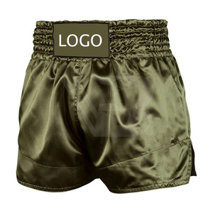 Shorts de Muay Thai al por Mayor de Fábrica, Pantalones de Boxeo Transpirables para Hombre y Mujer, Shorts Deportivos de Entrenamiento MMA - Product Image 3