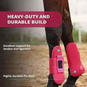 Botas de lujo para caballos de alta calidad, personalizadas, con forro de neopreno, transpirables, ligeras y de diseño ajustable. - Product Image 5